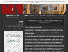 Tablet Screenshot of premiovasto.it